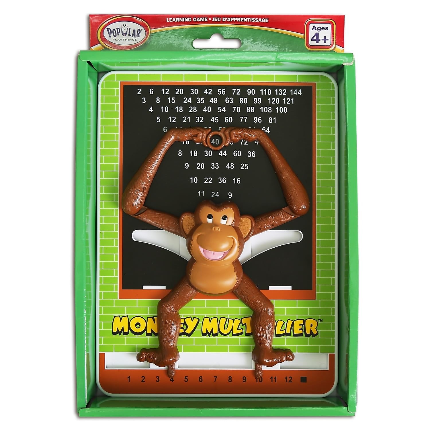 Monkey Multiplier Learning Toy Multiplication Table Chart Game Hands-On Practice
