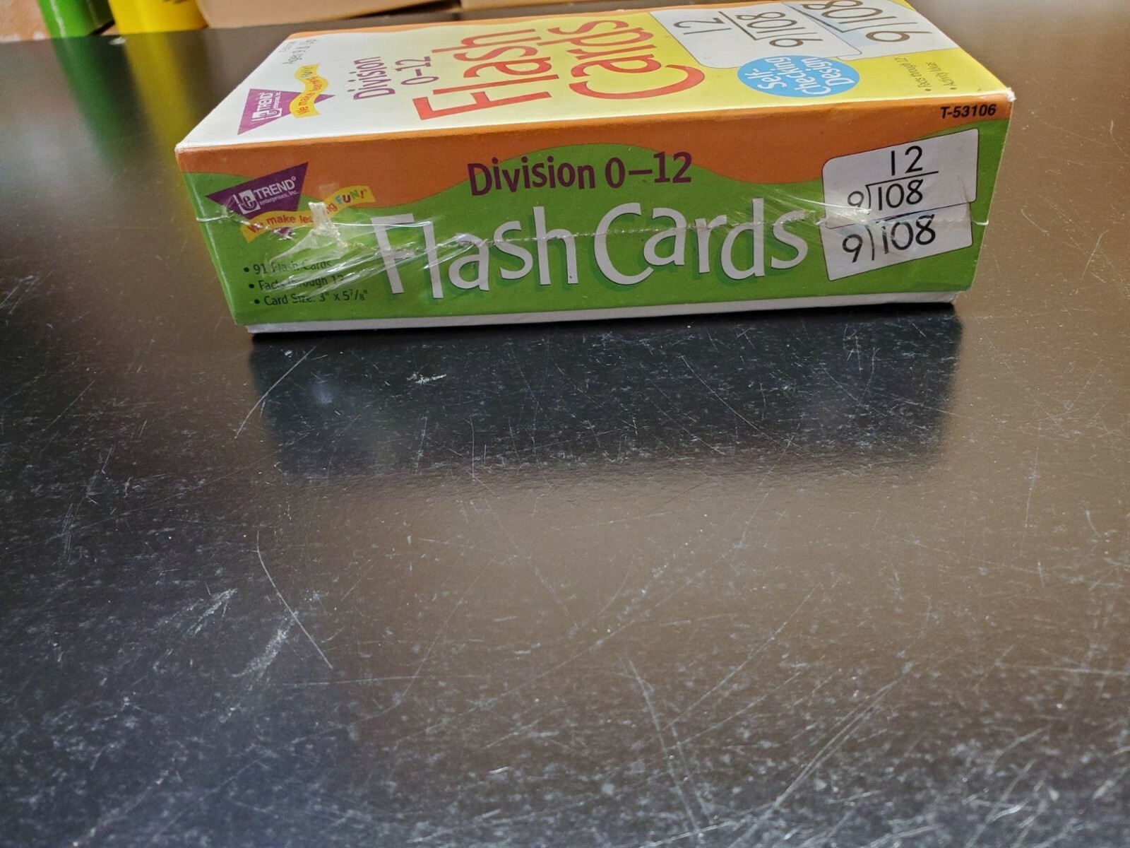 Trend Enterprises Division 0-12 Flash Cards – Ages 9 & Up – NEW