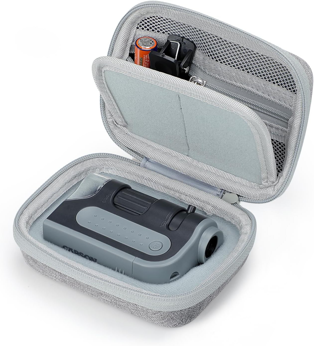 Hard Travel Case for Carson MicroBrite Plus 60x-120x LED Lighted Pocket Microsco