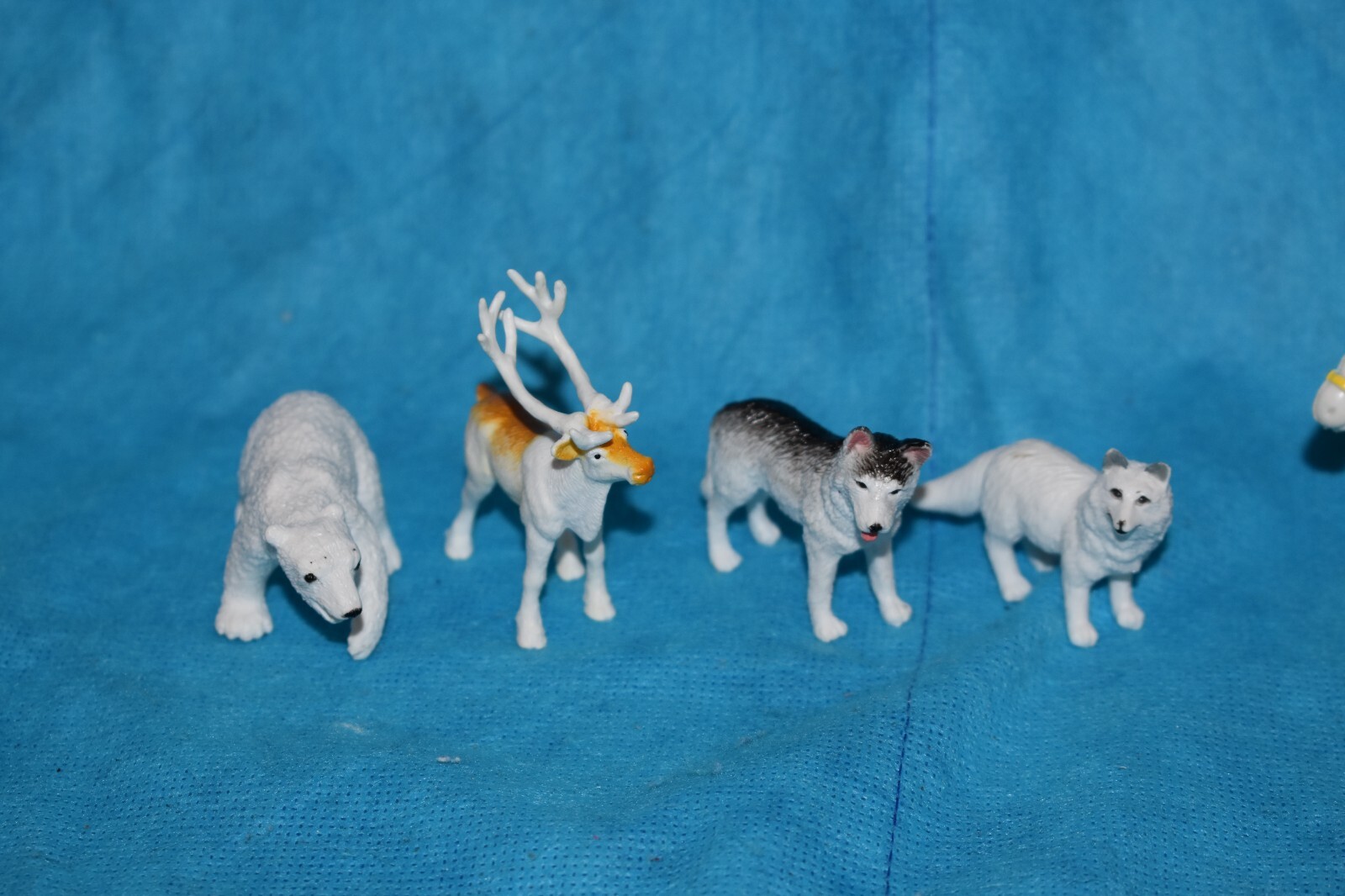 Lot of Toy Animals Figures Seaworld Case Orca Whale Dolphin Horse Reindeer Dog +