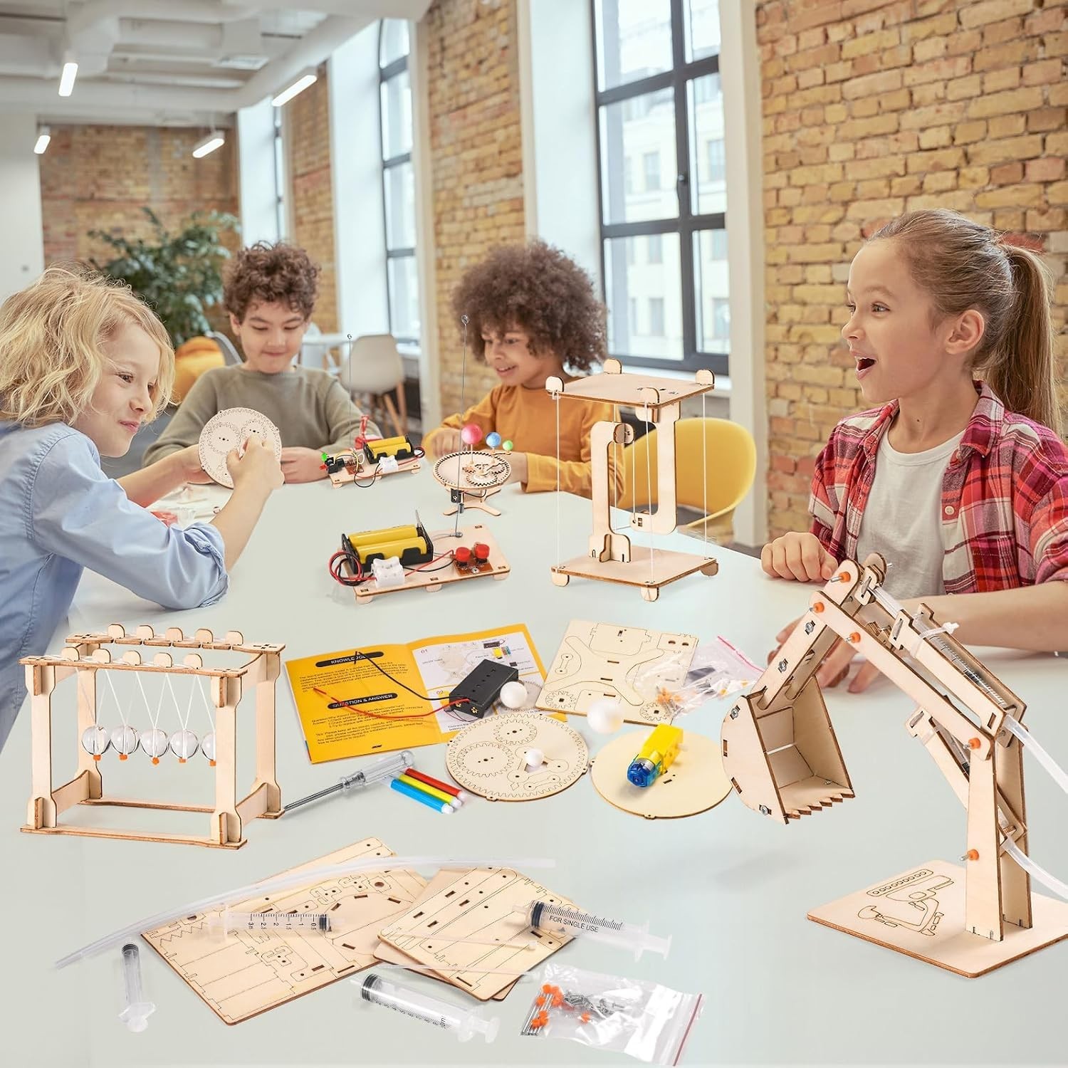 STEM Science Kits for Kids Ages 8-12 8-10, Wood Building Crafts Kits for Boys…