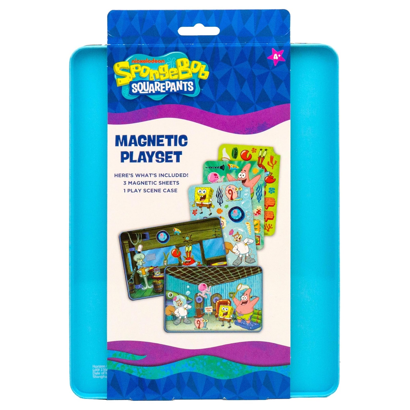 Spongebob Squarepants Magnetic Playset, 7.16 x 1.57 x 9.57 inches,