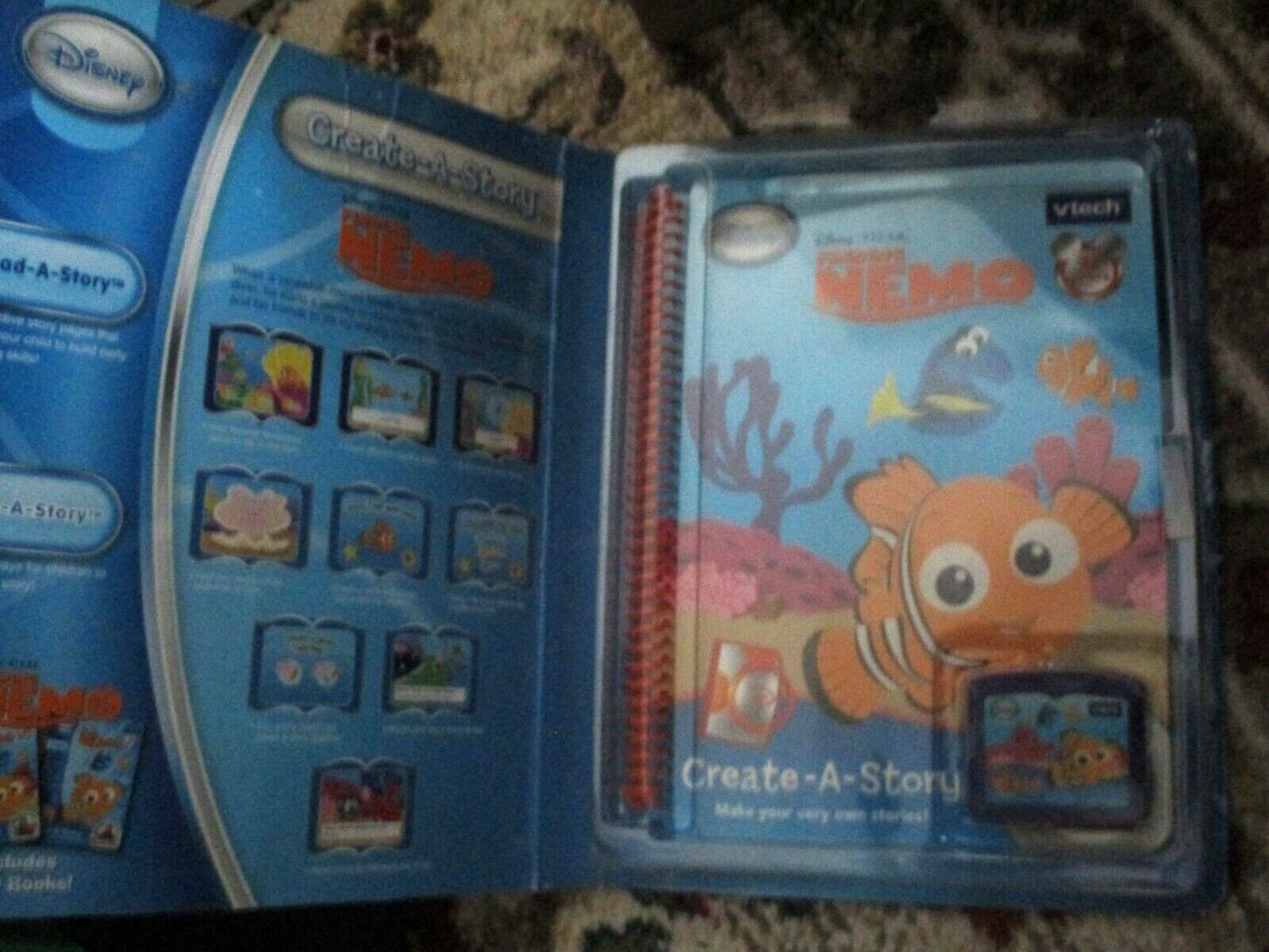 Disney vtech Create-A-Story Finding Nemo Kids Builds Early Reading Skills NEW