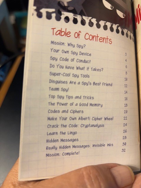 Scholastics “Why Spy” Kids Spying Device and Instructions Manual