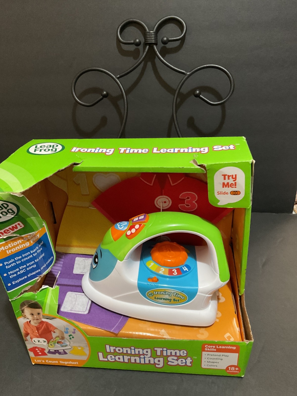LeapFrog Ironing Time Learning Set, Pretend Play, Teaches Colors, Shapes