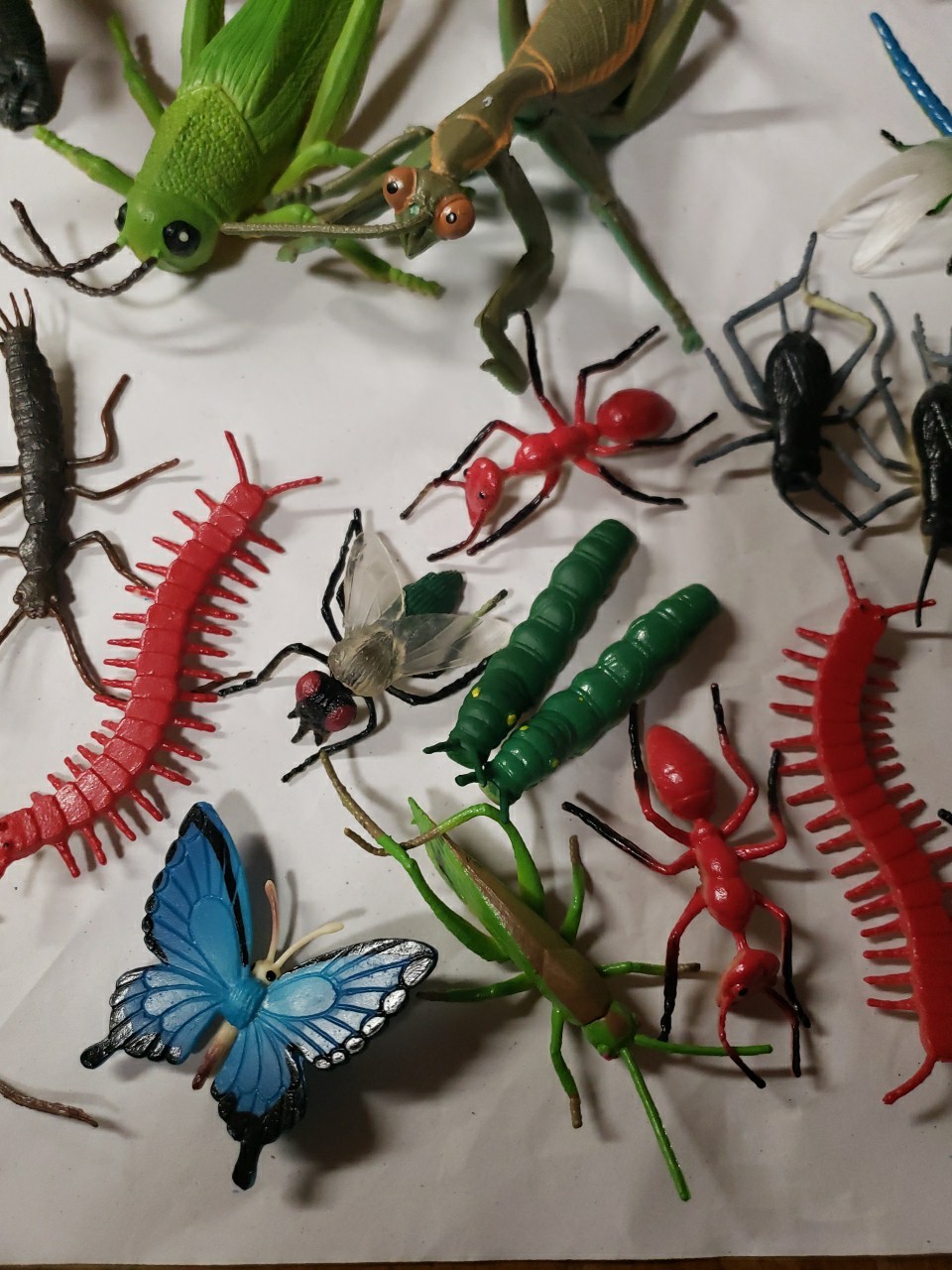 Mixed Lot Of 41 Insects & Reptile Toy Figures, Science, Educational, Nature