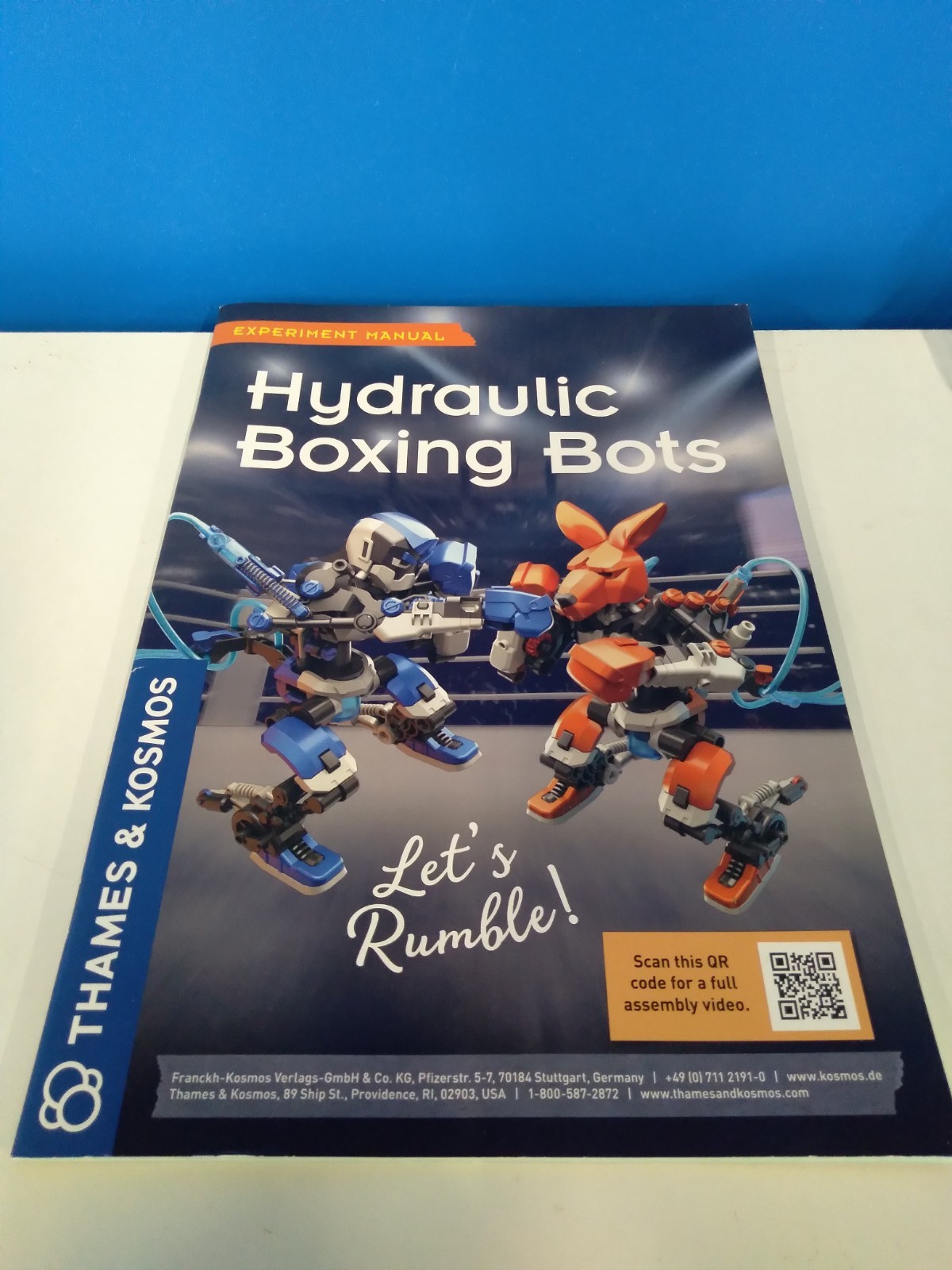 NEW open box Hydraulic Boxing Bots STEM Experiment Kit – Thames & Kosmos