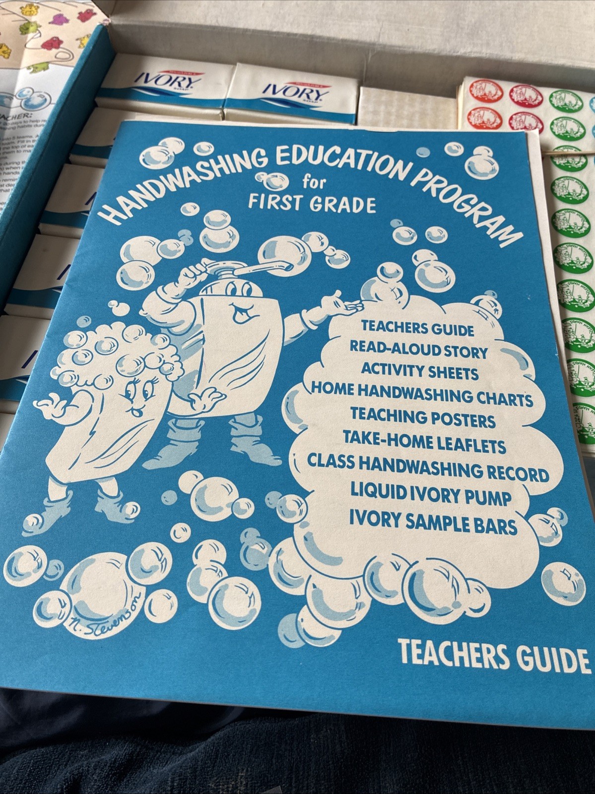Vintage Ivory Handwashing Program Teachers Kit Ivory Soap P&G 1987