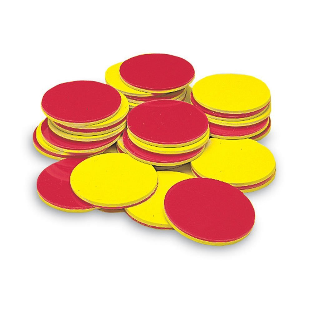 Foam Two-Color Counters, Red and Yellow Counters, Counting Manipulatvies, Math C