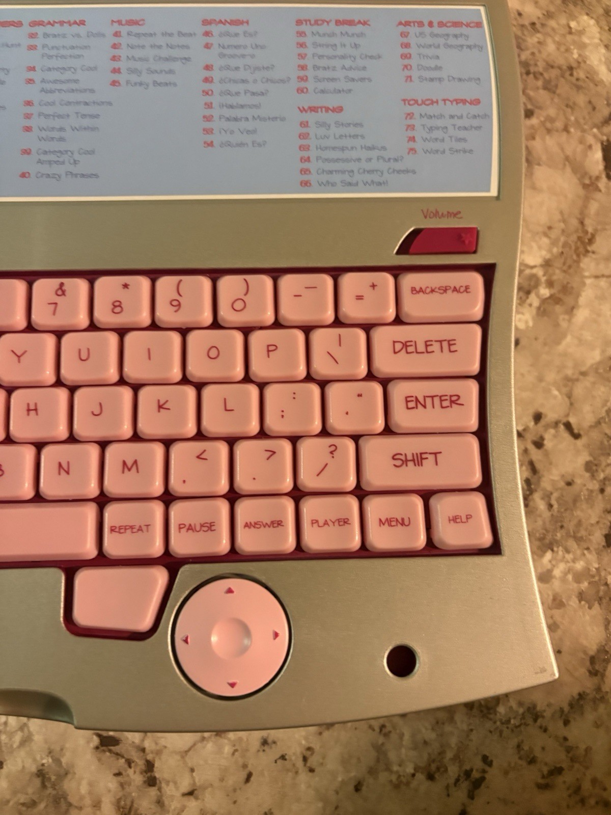 2006 Bratz Cyber Style Learning Laptop Spell Grammar Games Tested No Mouse VTG