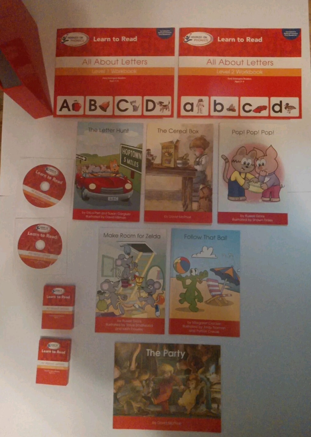 Hooked on Phonics Learn to Read complete set 8 levels
