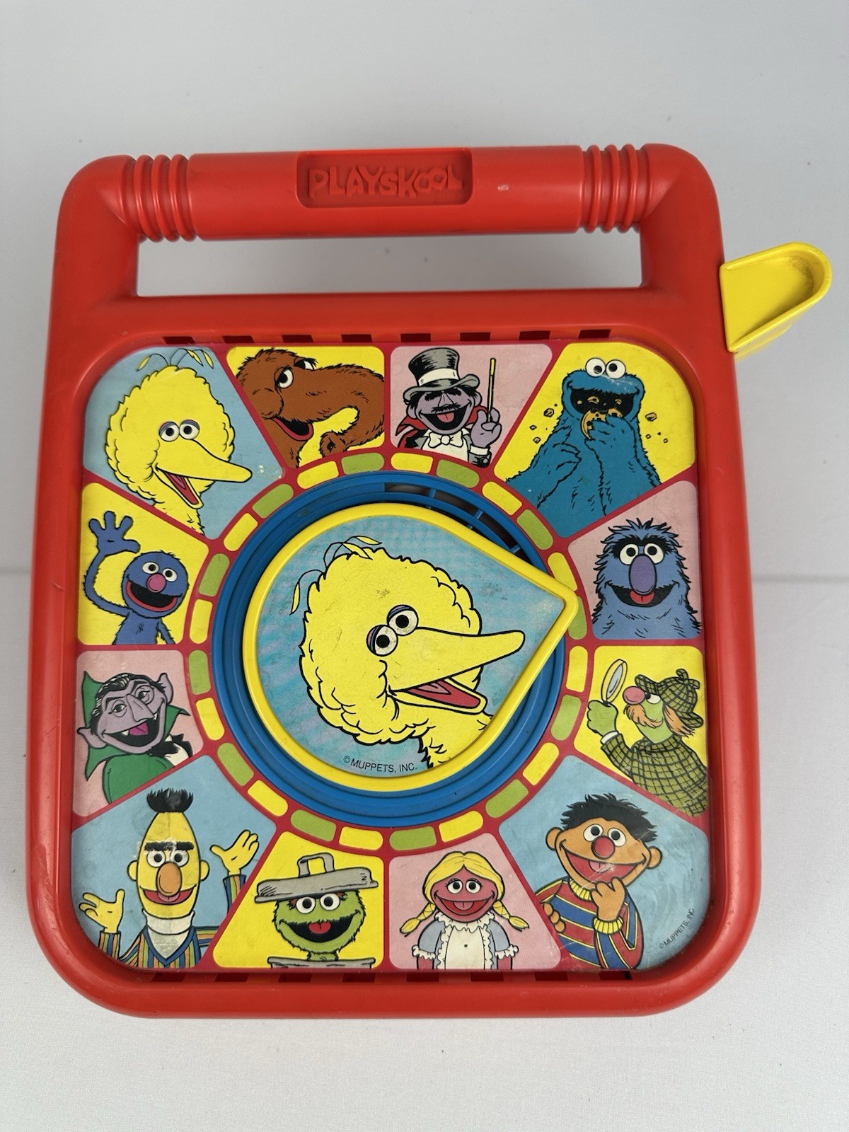 Vintage 1989 Playskool Sesame Street Big Bird See-N-Say Bert Ernie Grover -WORKS