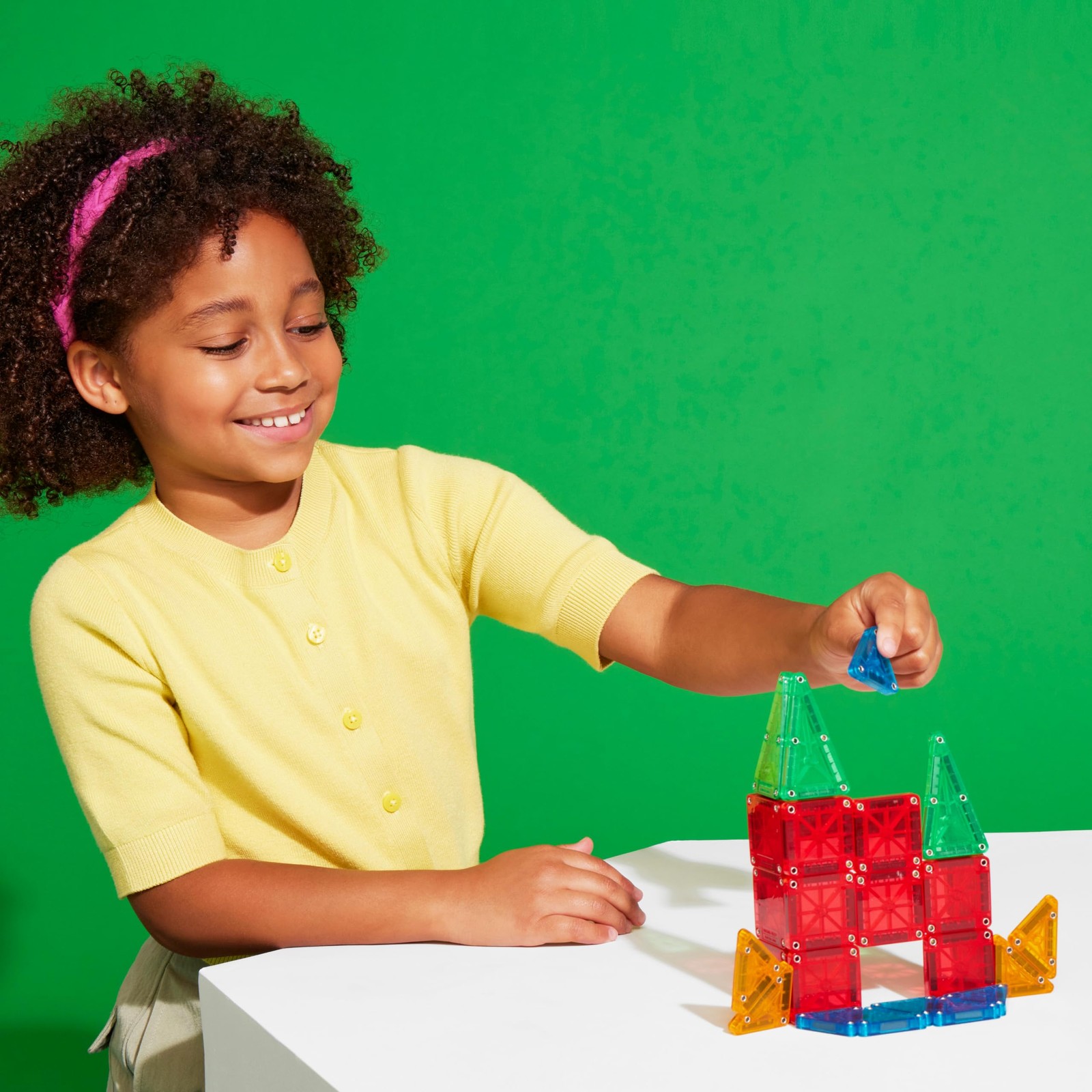 MAGNA-TILES microMAGS 26-Piece Travel Magnetic Small, Multi-coloured