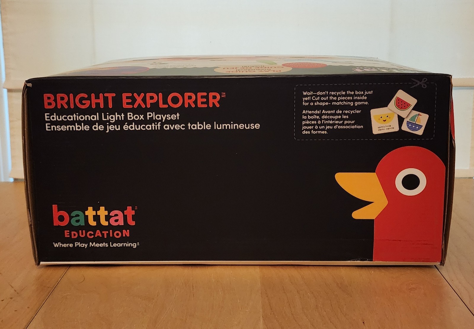 New battat Bright Explorer Educational Color-Changing Light Box 79-Pc Playset