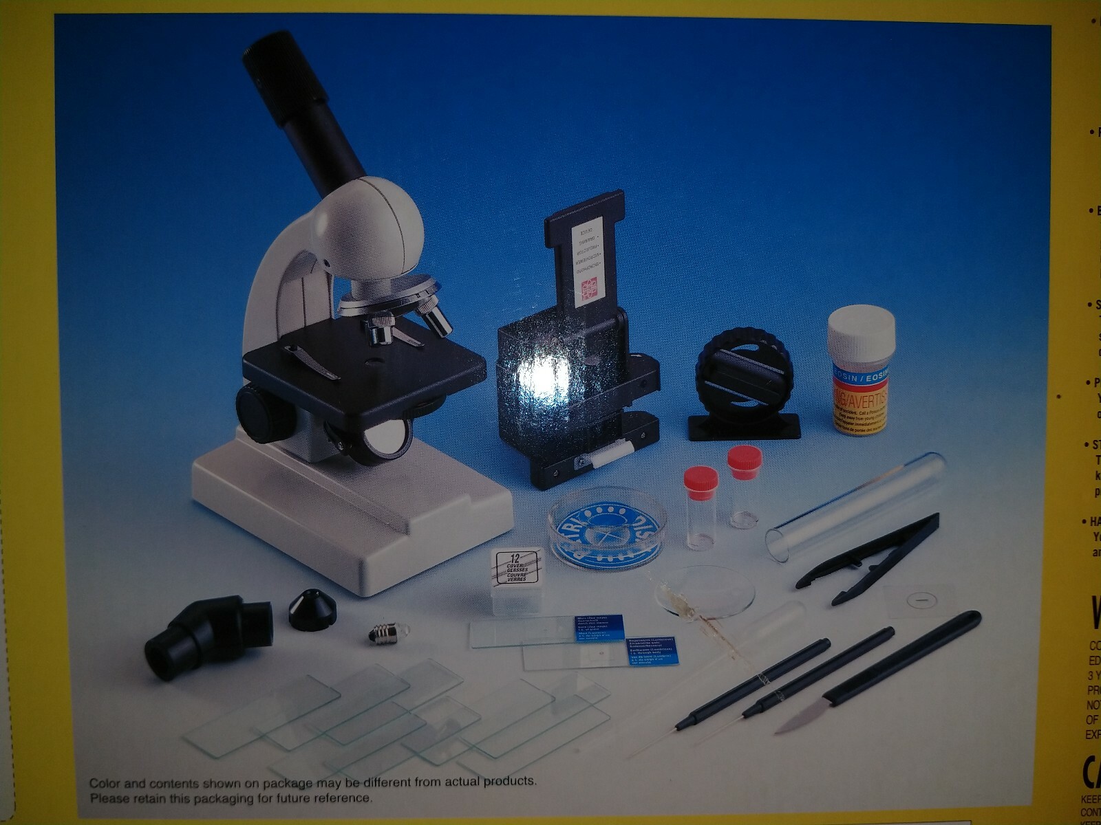 Science Tech Microscope Lab Max 100x-900x Zoom Age 10 and up. Complete