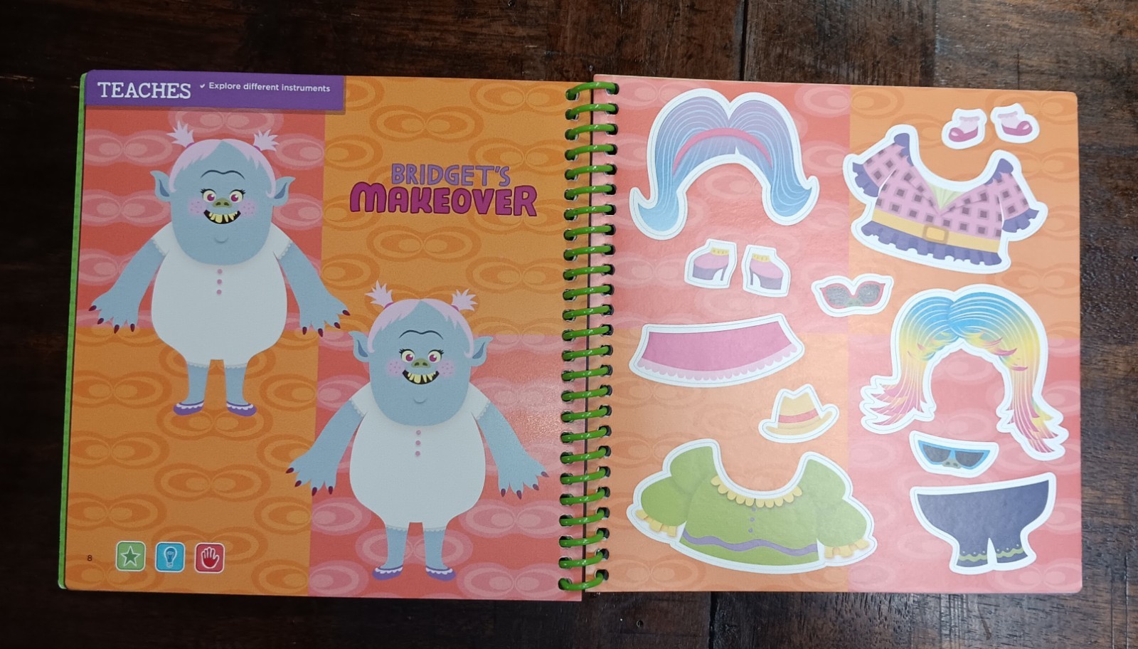 Leap Frog Leap Start Spiral Book Lot of 6 FROZEN MICKEY TROLLS Sampler 3D Lv 1-3
