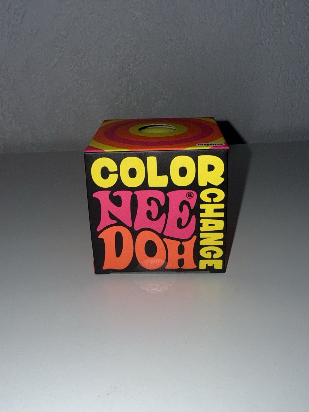 Schylling Needoh Color Change squish toy yellow