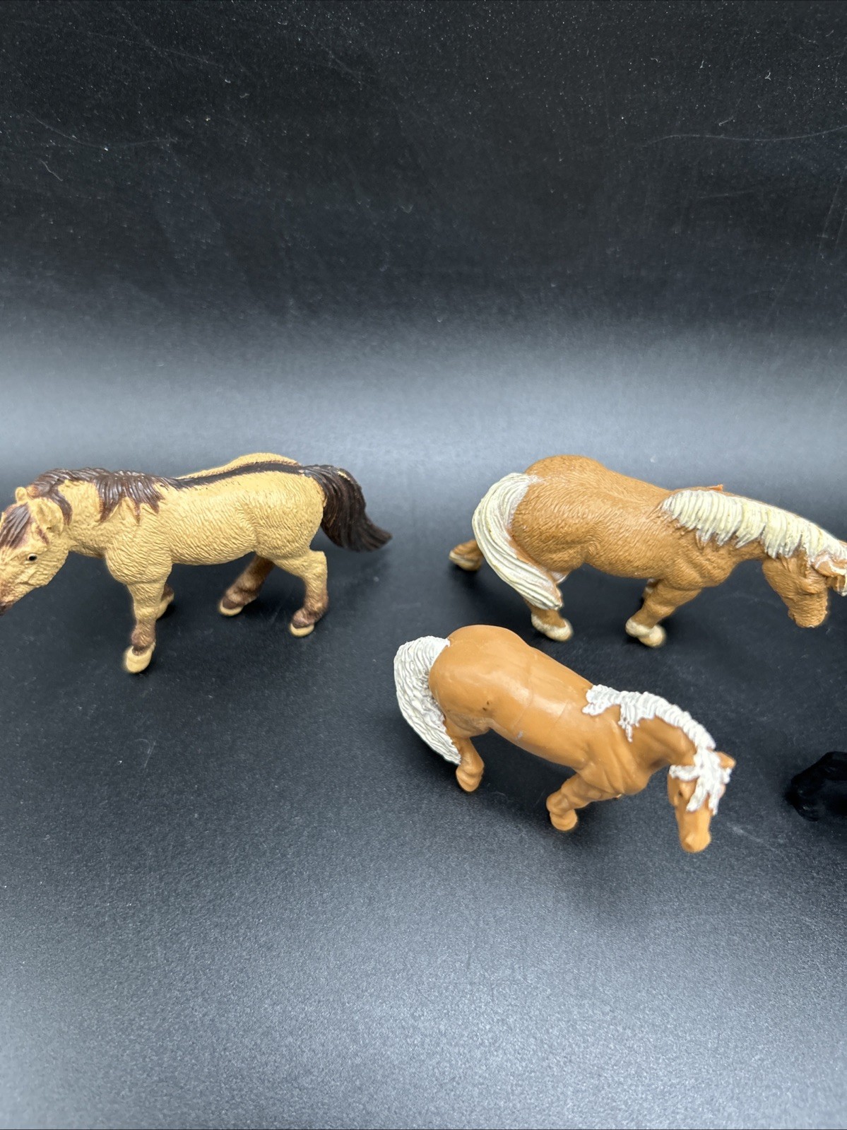 Safari LTD 2” mini horse Lot 6 Animal Figurine farm toy figure 1990s