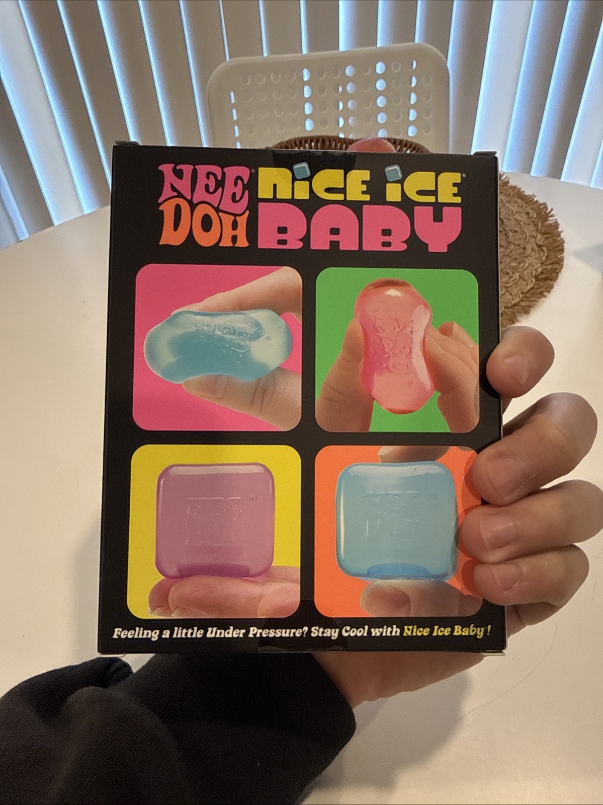 🔥NeeDoh Nice ICE Baby 4 pack, Set of 4 Nee Doh Mini Nice Cube BRAND NEW SEALED