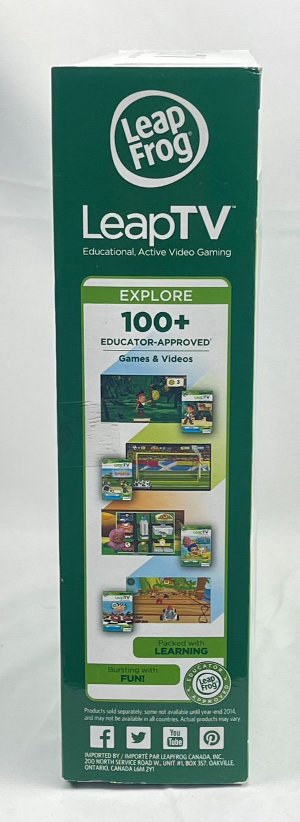 Leap Frog Leapfrog LeapTV Educational Active Video Gaming System New