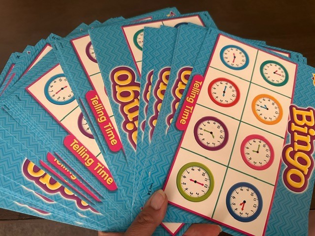Telling Time Bingo game-Trend Enterprises Ages 6+ 3-36 players