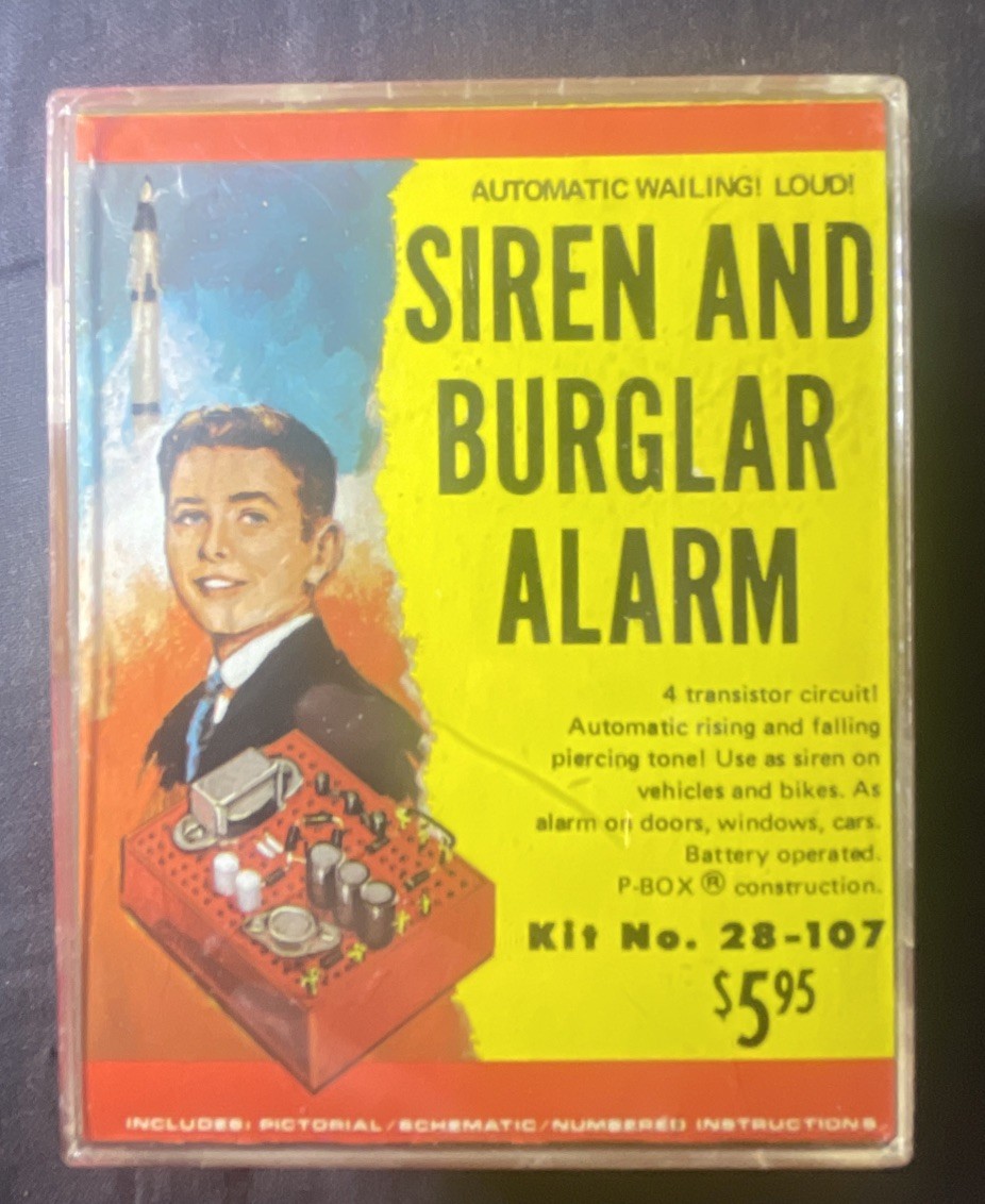 NEW Radio Shack Science Fair Siren And Burglar Alarm Kit Ultra Rare
