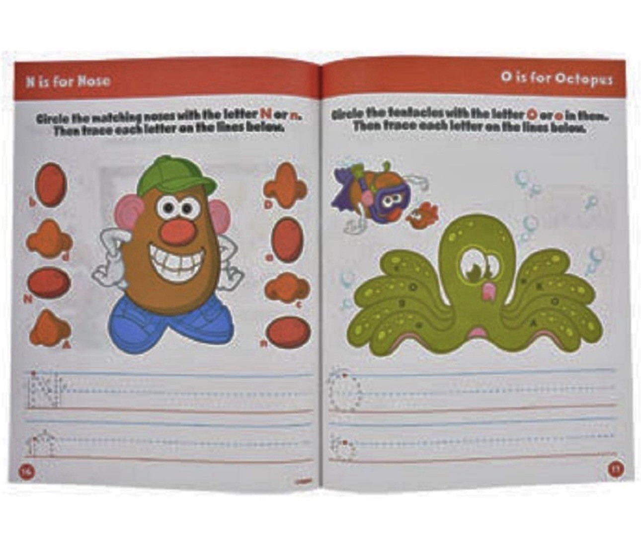 PLAYSKOOL, ALPHABET,COLOR,SHAPES, COUNTING, English, WORKBOOKS Set-4 Pre-K NEW!