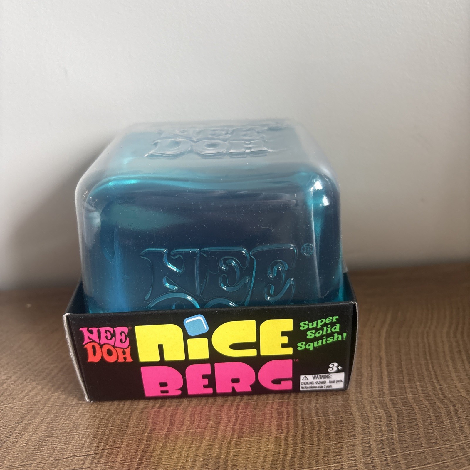 NeeDoh Nice Berg Blue XL Giant Nee Doh Niceberg Squishy Cube Ice TikTok Viral