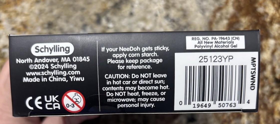 Nee Doh Teenie Swirl 4 Pack New