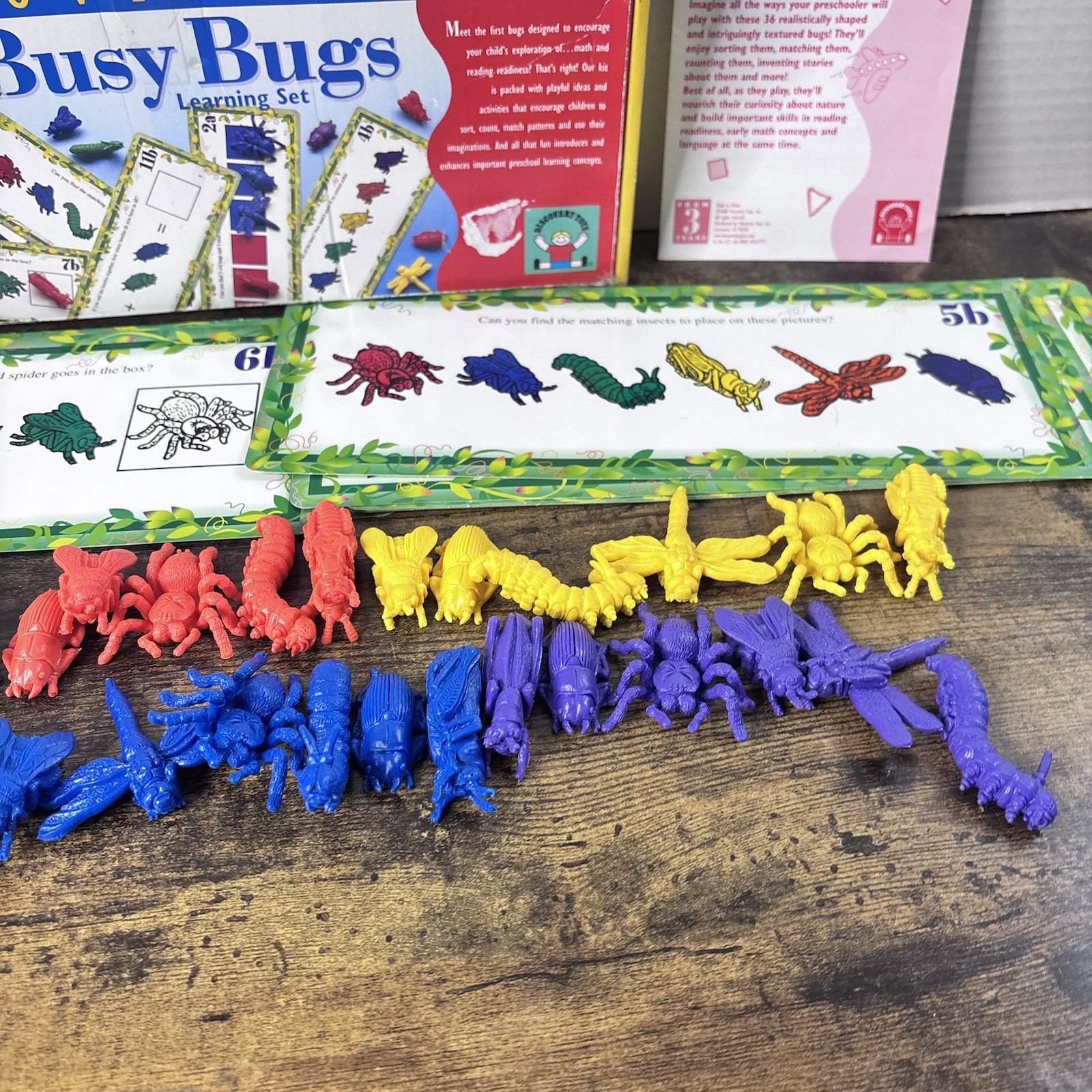 Discovery Toys Busy Bugs Learning Resources Game 2000 Vtg Original Box Complete