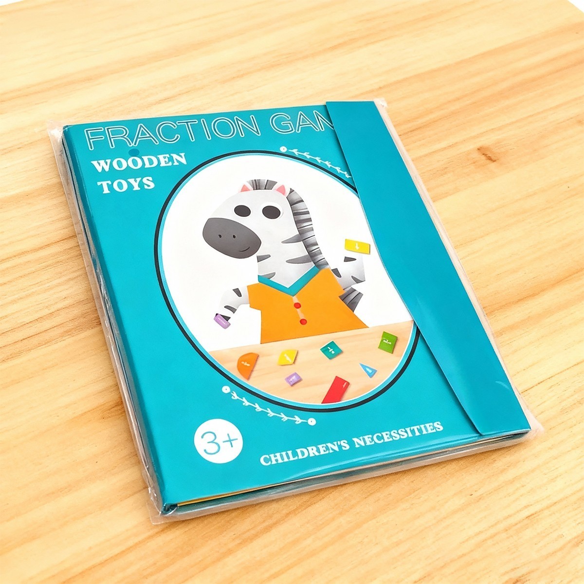 Montessori Magnetic Fraction Demonstration Book Educational Puzzle Math For Kids