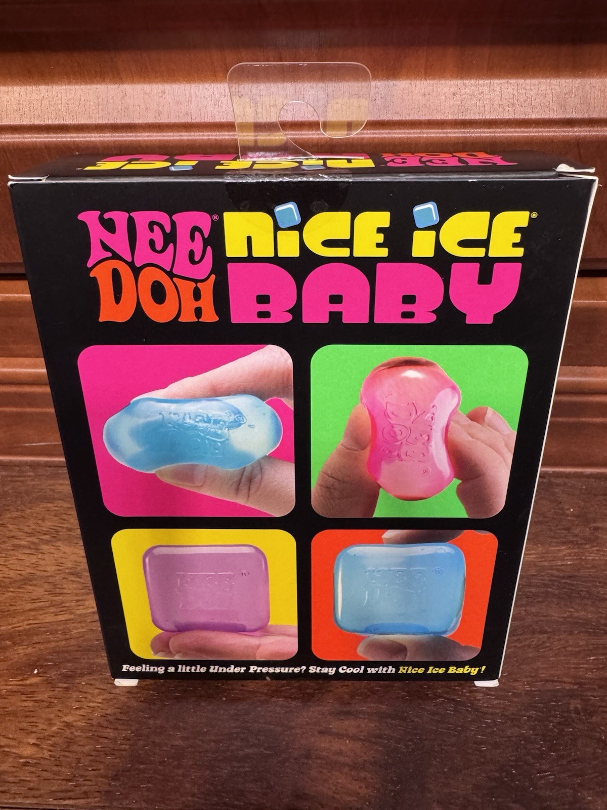 Needoh Nice Ice Baby 4 Pack Mini Cubes Squishy Stress Fidget Toy Authentic