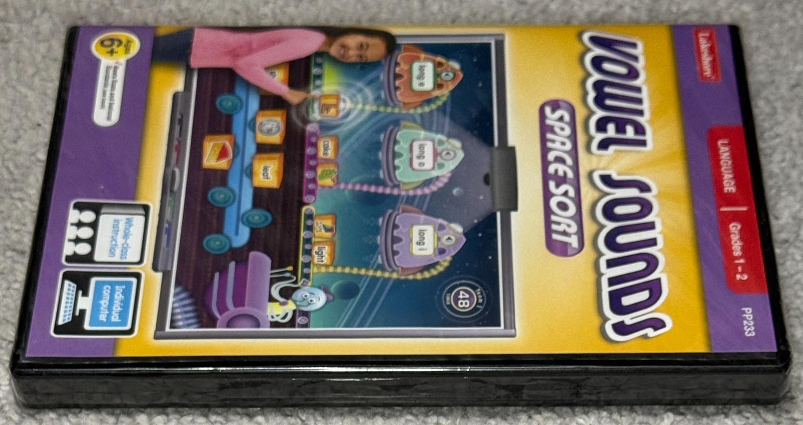 Vowel Sounds Space Sort Interactive Game Lakeshore PC/MAC NEW