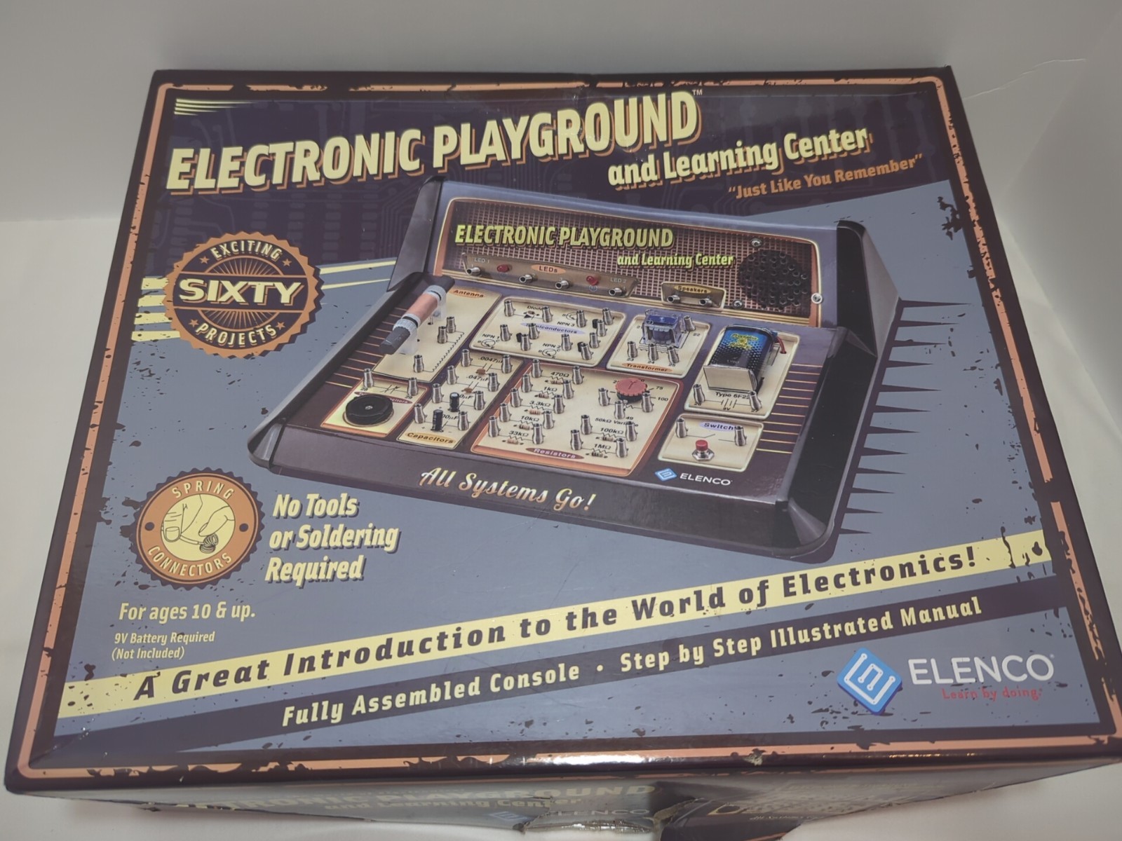 Elenco Electronic Playground And Learning Center 60-in-One Experiments Used