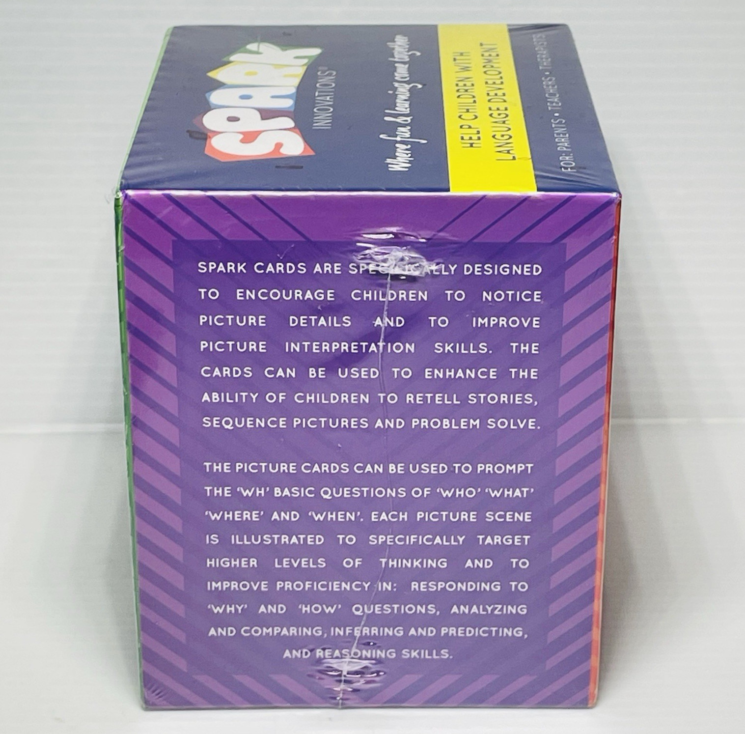 Spark Sequencing Cards Storytelling Picture Interpretation Speech Therapy Game.