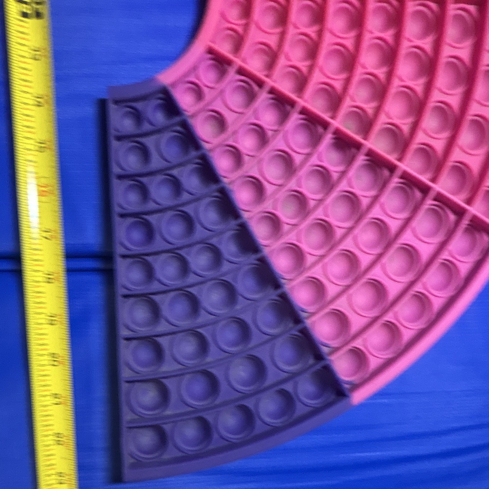 Large Rainbow Semicircle Pop It Tactile Sensory Toy Ages 3+ Multicolor