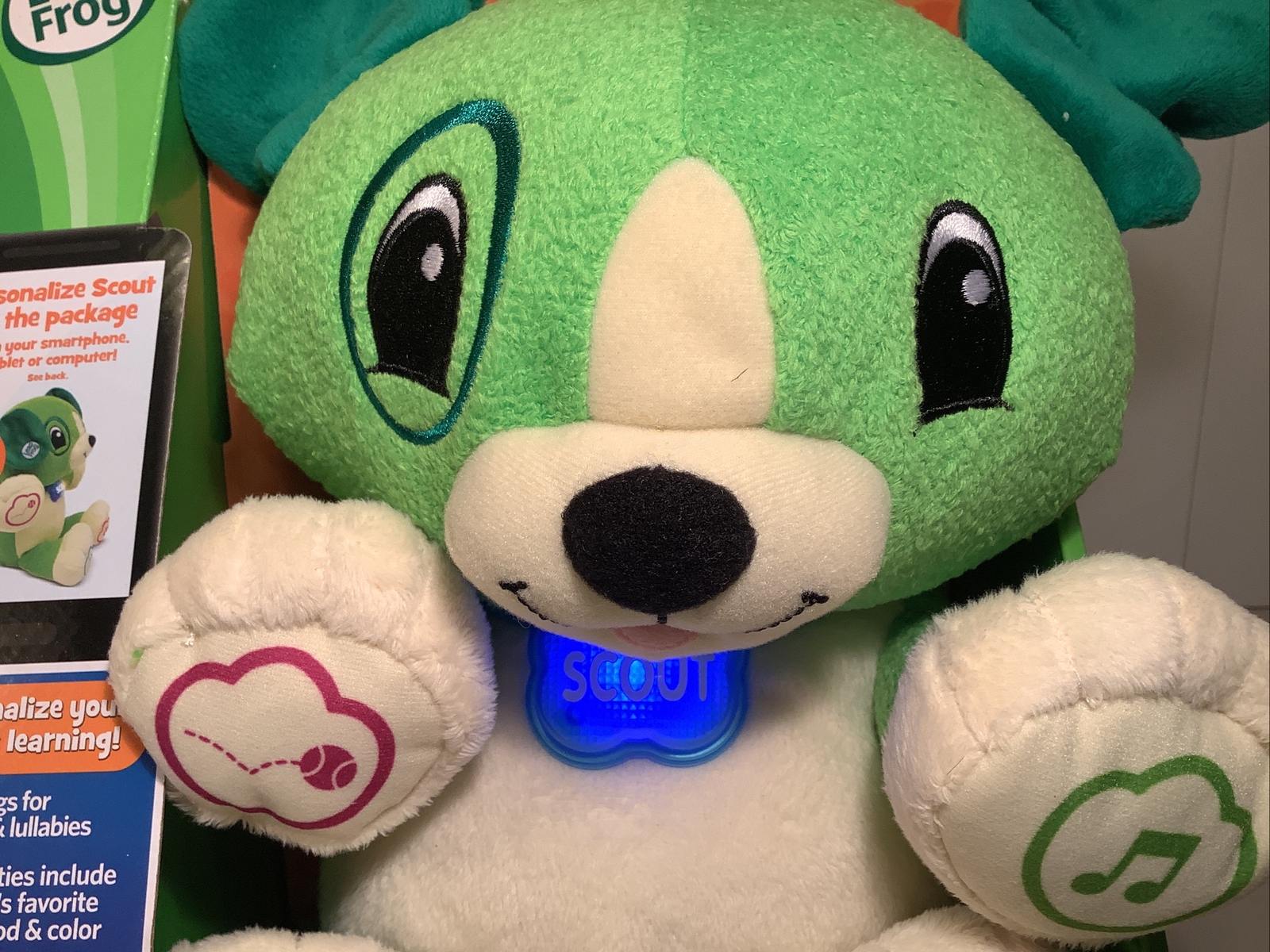 LeapFrog My Pal Scout Puppy – Green 3-36 Months, Activities & Songs NOS 2014!!🐶