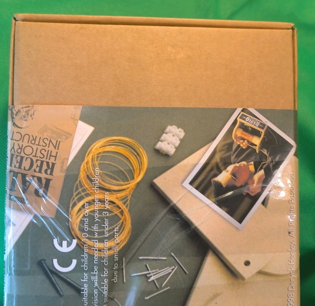 Flights of Fancy Crystal Radio Kit DIY Receiver STEM 1998 Vtg MARKINGS, READ