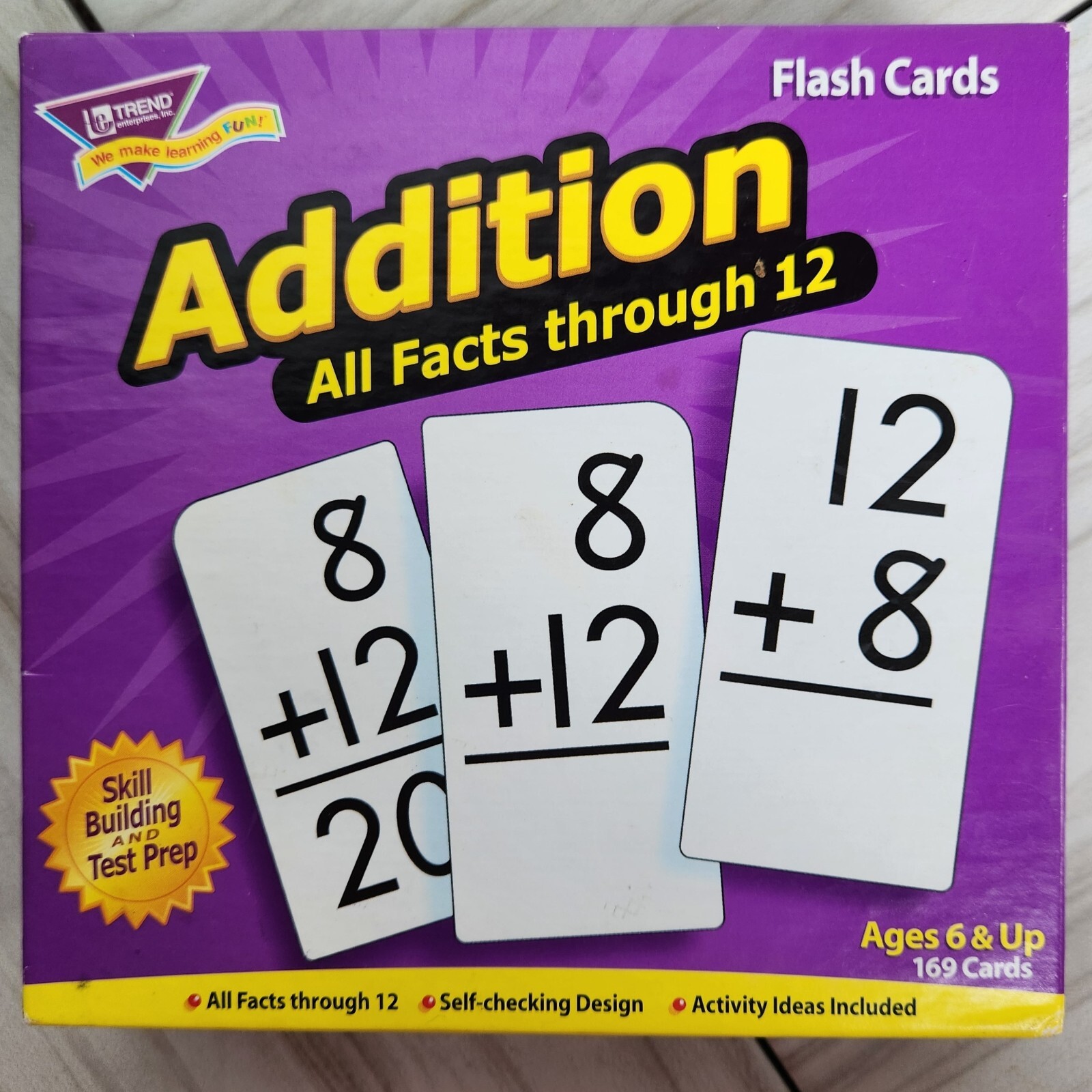 Trend Enterprises Flash Cards. Addition & Multiplication. All Facts 0 Through 12