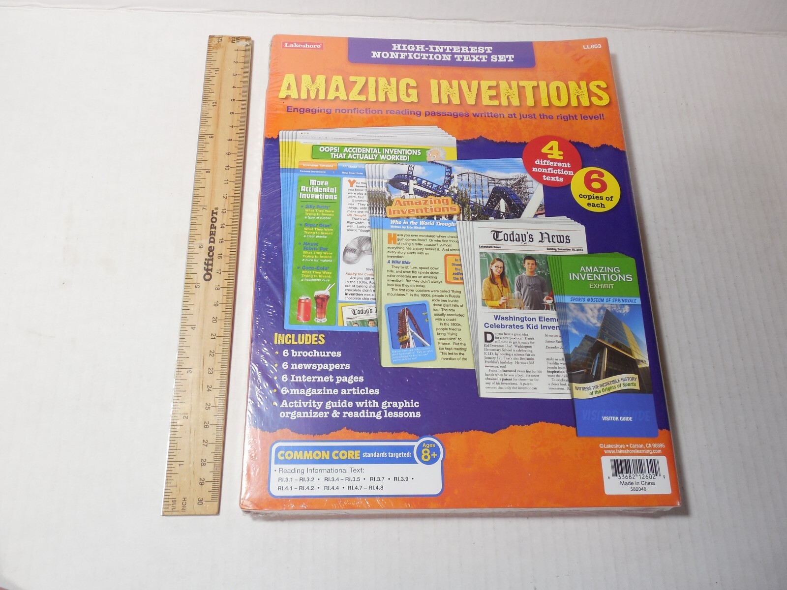 Lakeshore Ages 8+ Nonfiction Text Set New Factory Sealed Common Core