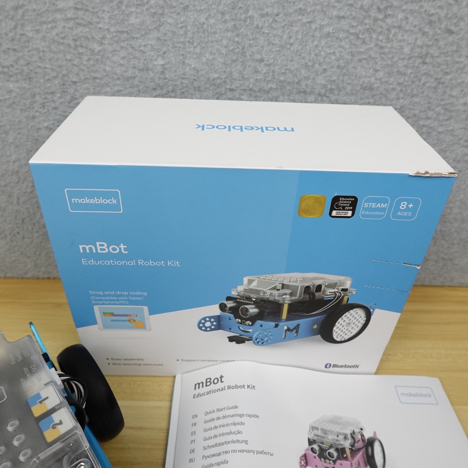 Makeblock mBot V1.2 Bluetooth STEM Robot Kit Blue P1050017 | Educational Coding