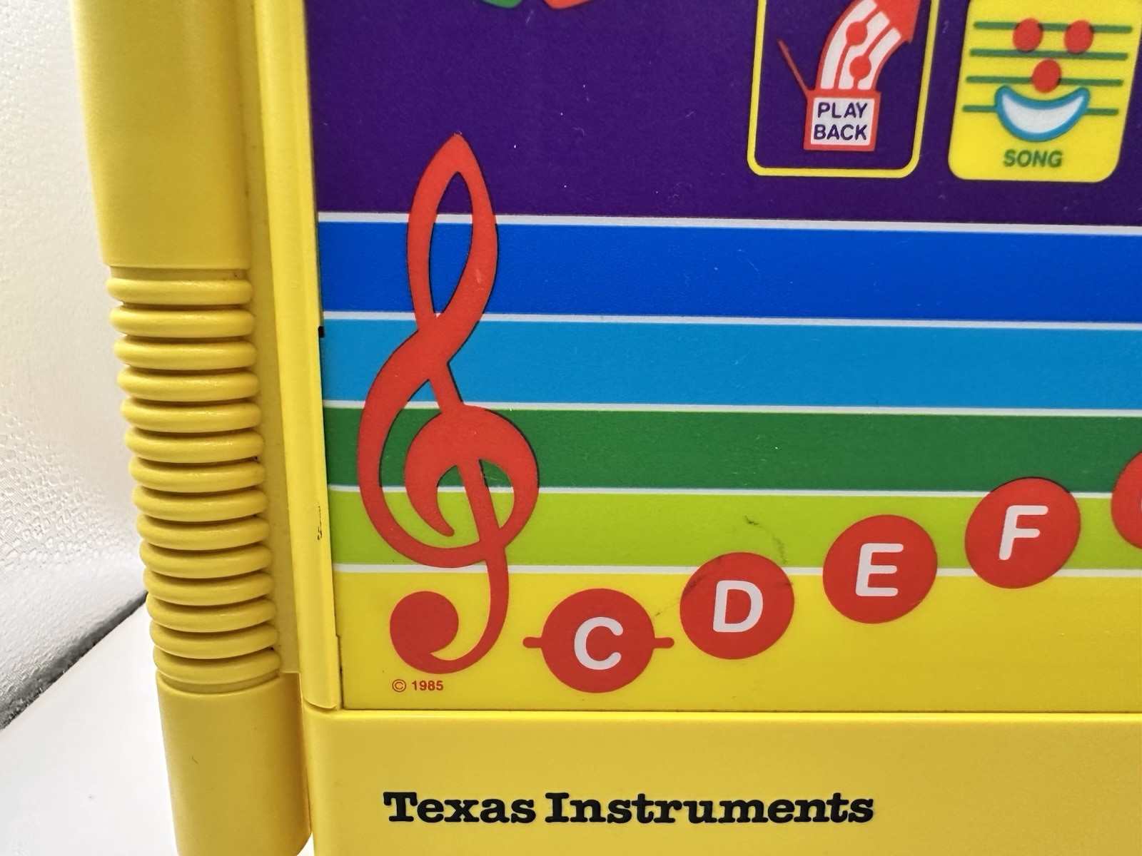 Vintage Texas Instruments Little Maestro 1985 Musical Toy NOT WORKING Parts