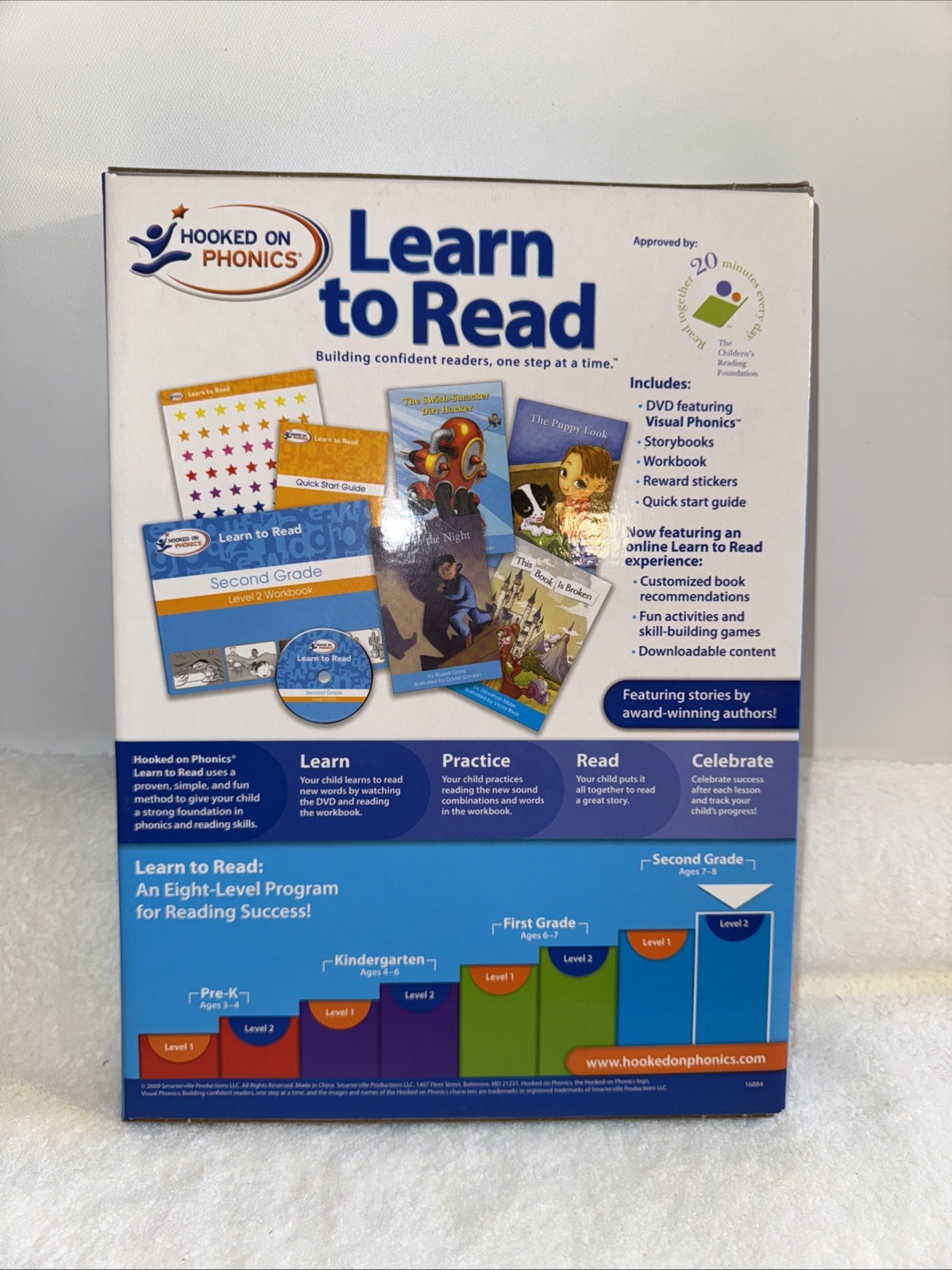 Hooked On Phonics – Learn To Read – 2nd Grade – Level 2 – Ages 7 – 8 –