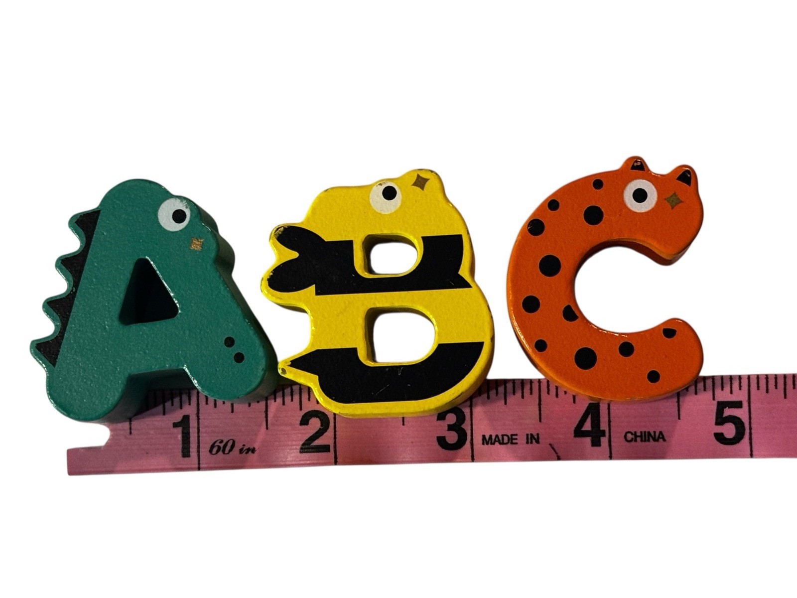 Wooden Colorful Alphabet Letters 1.5″ Complete Set