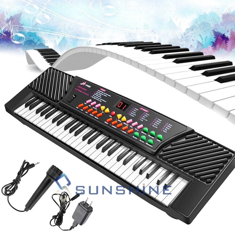 54 Key Electric Digital Music Piano Keyboard Organ for 3-14 Years Old Boys Girls
