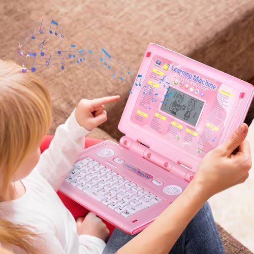Kids Laptop Educational Laptop with 65 Learning Modes Laptop for Kids Ages 5+