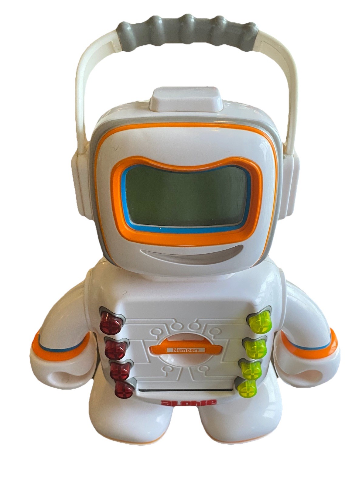 ALPHIE Playskool Learning Electronic Talking ROBOT 2009 Works! Math Card