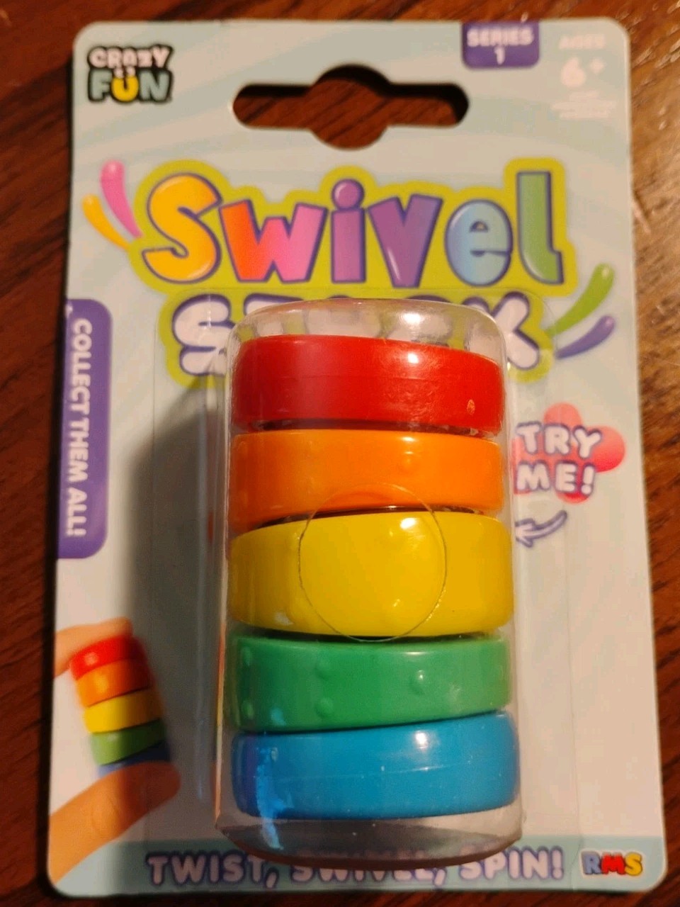 Crazy Fun Swivel Stack Tactile Sensory Toy Ages 6+ 4-7 8-11 Years Kids