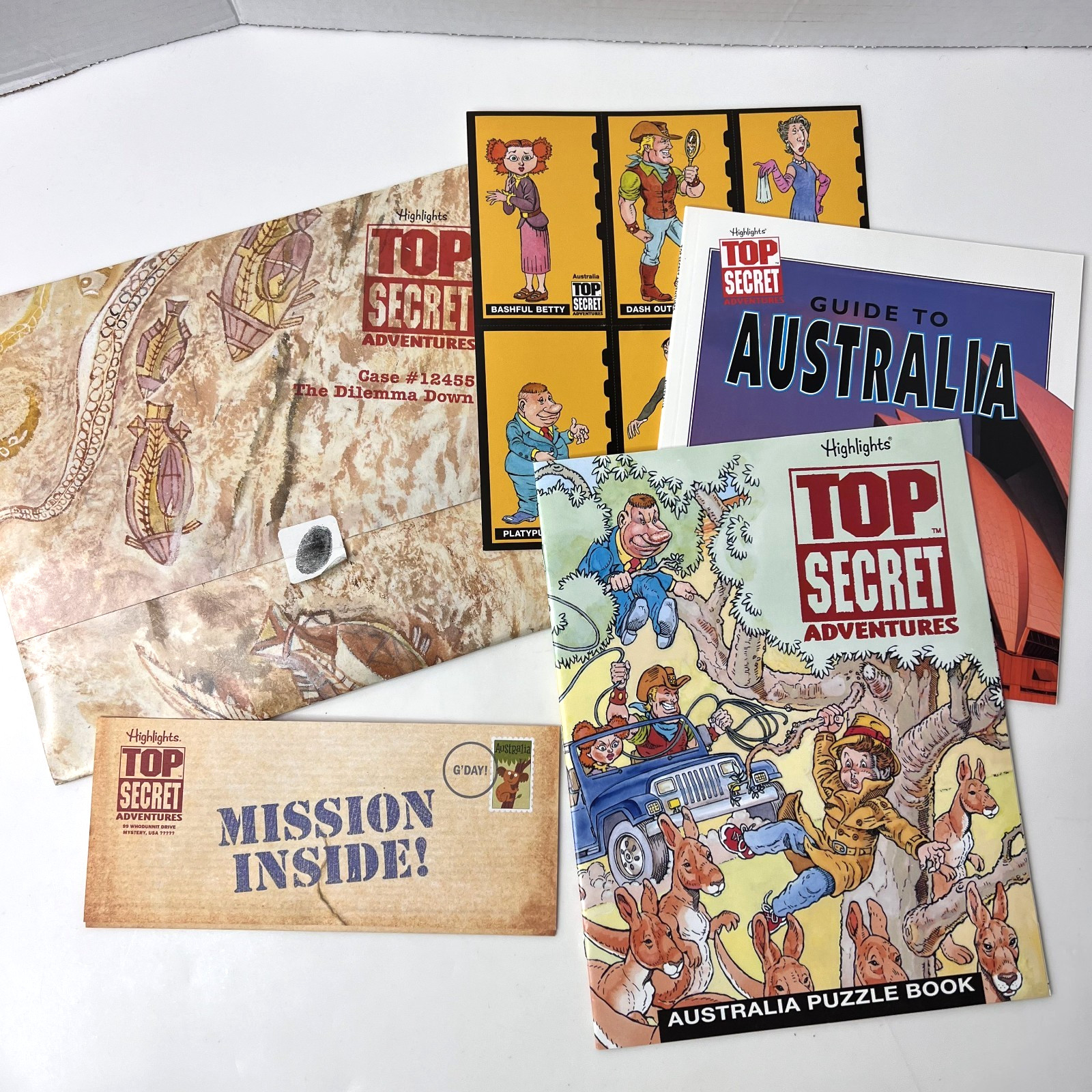 Highlights Top Secret Adventures Case Australia #12455 The Dilemma Down Under