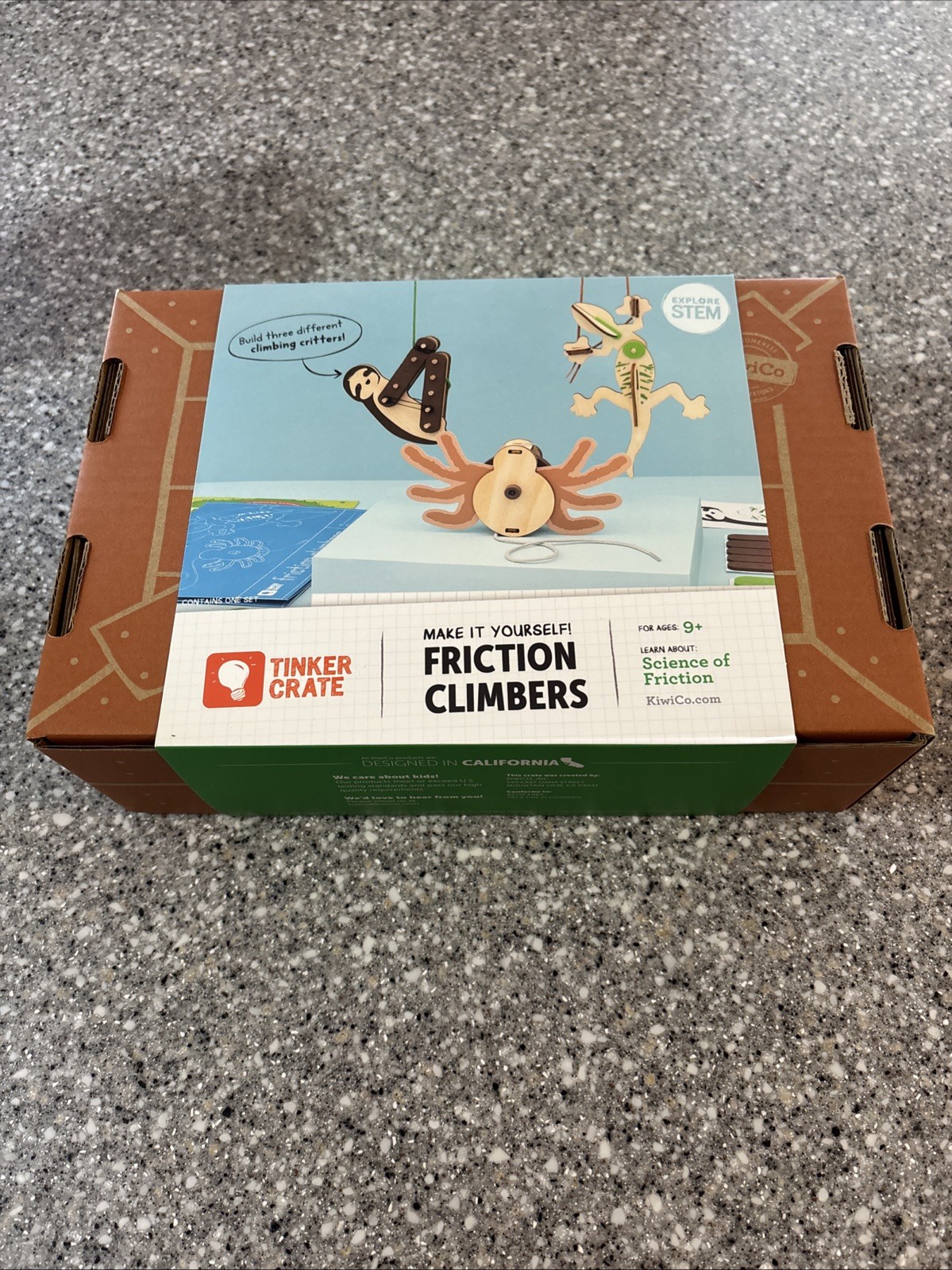 KiwiCo Tinker Crate Friction Climbers Kit